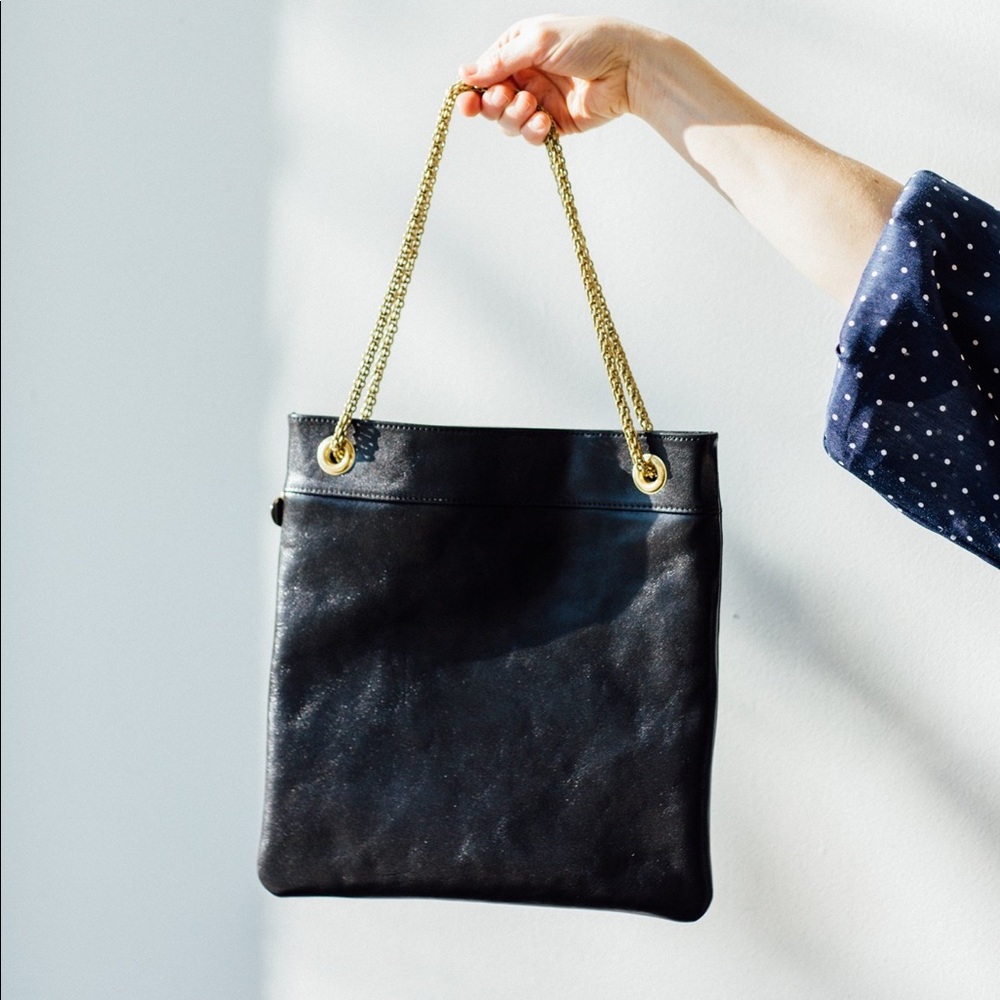 Clare V. Delphine Crossbody Bag In Black